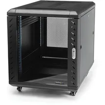 Startech StarTech.com RK1236BKF Serverschrank 12HE 73,7 cm tief, bis max. 800 Kg belastbar,