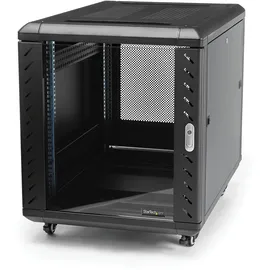 Startech StarTech.com RK1236BKF Serverschrank 12HE 73,7 cm tief, bis max. 800 Kg belastbar,