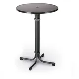 BEST Freizeitmöbel Multiflex Ø 80 x 110 cm anthrazit klappbar