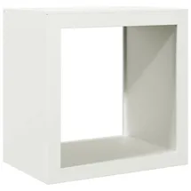 vidaXL Brennholzregal Stahl 60 x 40 x 60 cm Weiß