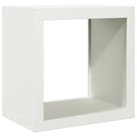 vidaXL Brennholzregal Stahl 60 x 40 x 60 cm Weiß