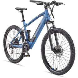 E-Bike M935 27.5 Zoll 24-Gang Pedelec Mountainbike E-MTB Elektrofahrrad Fully BLAU 27.5