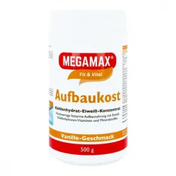 Megamax Aufbaukost Vanille Pulver