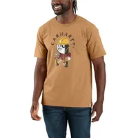 CARHARTT Carpenter T-Shirt - Beige/Schwarz/Gelb/Rot - XXL