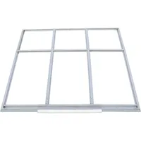 VCM Bodenrahmen für Duramax 113 x 192 Silber