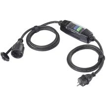 Sygonix SY-6052178 Personenschutz-Verlängerungskabel PRCD 230 V/AC Schwarz IP44