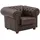 58 aufm Kessel Cocktailsessel Kath Leder 58 x 71 x 70 cm Braun mit Relax-Funktion