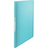 Esselte Sichtbuch 626227, Colour'Breeze aus PP, A4, mit 40 Hüllen, blau,