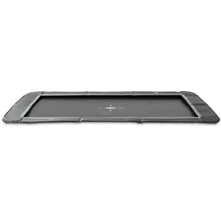 EXIT InTerra ebenerdige sports Trampolin 244x366cm - schwarz