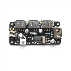 ZERO4U 4-Port USB-Hub für Raspberry Pi Zero / Zero W, ohne Pogo-Pins