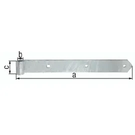 GAH Alberts Ladenband B.45mm L.600x45mm S.5mm D.16mm STA TZN rd GAH