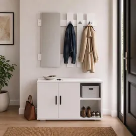 VCM Gados XL Diele 132x90x33 cm Weiß