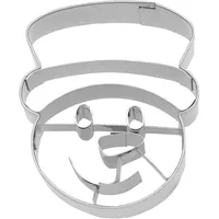 RBV Birkmann Birkmann, Schneemann Kopf Ausstecher, zum Ausstechen und Dekorieren von Plätzchen, Marzipan und Fondant, Edelstahl, spühlmaschinengeeignet, 6 cm