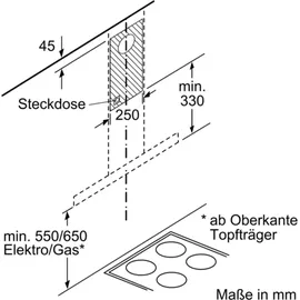 Bosch DWB97IM50 Wandhaube 90 cm