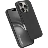 decoded iPhone 16 Pro Leder Case schwarz