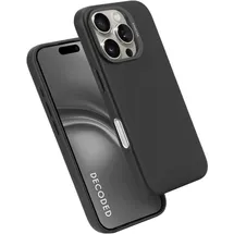 decoded iPhone 16 Pro Leder Case schwarz
