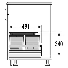 HAILO Separato-K 450 18 l Grau