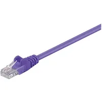 goobay CAT 5e Patchkabel, U/UTP, Violett,