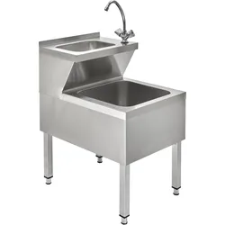 GastroHero Handwasch-Ausgussbeckenkombination Basic 1