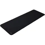 Amazon Basics Yogamatte, rutschfest, extra dick, Pilates-Gymnastikmatte, 183 x 61 x 1 cm, Schwarz
