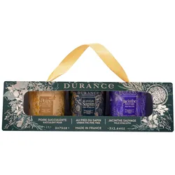 Kerzen Schatulle 3x75g Am Tannenbaum / Saftige Birne / Wilde Hyazinthe