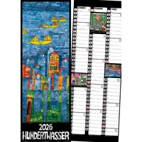 Wörner Verlag Hundertwasser Streifenkalender Art 2026