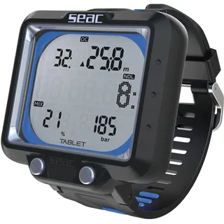 SEAC Tablet, Tauchcomputer mit integriertem Bluetooth, kann bis zu 3 Blends verarbeiten, großes Display, drahtlose Verbindung mit bis zu 3 Sendern