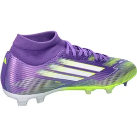 adidas F50 League Mid FG/MG Purple Rush / Cloud White / Lucid Lemon 48