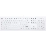 Cherry AK-C8100F-U1-W/FR Tastatur USB AZERTY Französisch Weiß