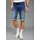 KangaROOS Jogg-Jeansbermudas KANGAROOS, Herren, Gr. 31, Länge 32, dunkelblau used, Denim/Jeans, Obermaterial: 65% Baumwolle, 33% Polyester, 2% Elasthan, unifarben, regular fit kniefrei, Jeans, Regular Fit, gerade geschnittenes Bein
