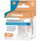 Lifemed Heftpflaster 5 m x 2,5 cm weiss "Classic",