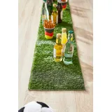 Andiamo Tischläufer ANDIAMO "Kuba, ideale Tischdeko für Fußball Fans", grün, B:30cm H:20mm L:140cm, Polyethylen, Polypropylen, Tischdecken, Kunstrasen, 30/140 cm, natürliche Optik, waschbar
