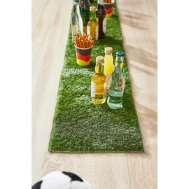 Andiamo Tischläufer ANDIAMO "Kuba, ideale Tischdeko für Fußball Fans", grün, B:30cm H:20mm L:140cm, Polyethylen, Polypropylen, Tischdecken, Kunstrasen, 30/140 cm, natürliche Optik, waschbar