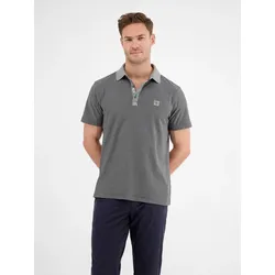 Gestreiftes Poloshirt für Herren - Basalt Grey - L