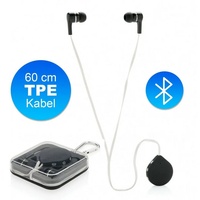 XD Collection Wireless Bluetooth Kopfhörer mit 60 cm TPE-Kabel In-Ear-Kopfhörer (Mit Steuerungstasten, geeignet für Sport und Alltagsgebrauch, kabellos) schwarz