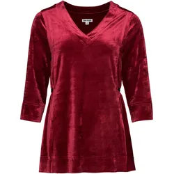 Viskose-Shirt, dunkelrot, 40