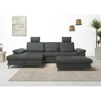 PLACES OF STYLE Ecksofa Costello, mit Sitztiefenverstellung, und", Armlehnfunktion,