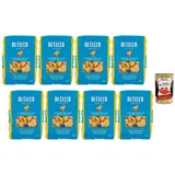 De Cecco Conchiglie Rigate N°50 Muschelnudeln 8x500g +Polpa 400g
