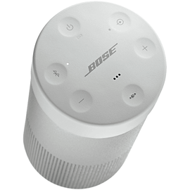 Bose SoundLink Revolve II) Bluetooth Speaker – Tragbarer, wasserabweisender kabelloser Lautsprecher Silber