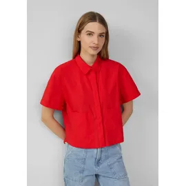 s.Oliver Hemdbluse Verkürzte Relaxed Fit rot 46