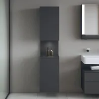 Duravit Qatego Hochschrank, 2 Türen, QA1346L49490010,