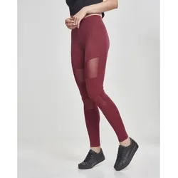 Urban Classics Leggings Mesh Tech port/bordeaux XS
