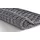 KLEINE WOLKE Badteppich Matino 60 x 100 cm Mischgewebe Grau Schiefer