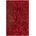 Hochflor-Teppich - rot - 160x230 cm