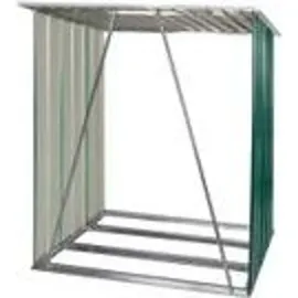 DEMA Kaminholzregal Östersund Metall 163 x 83 cm 1-St grün