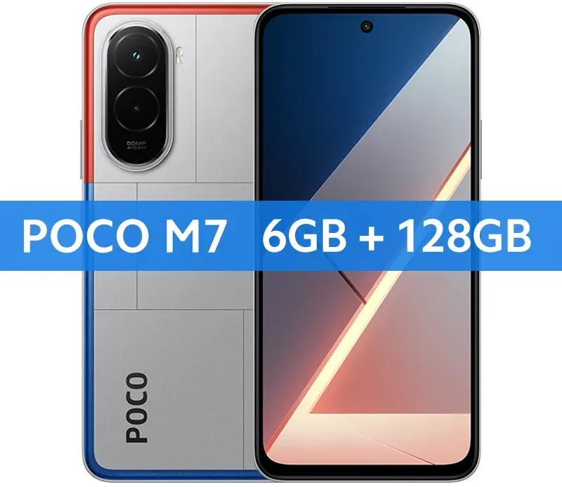 【Weltpremiere】POCO M7 Global Version Smartphone Snapdragon 685 7000 mAh Akku Immersive 6,9