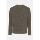 Fisherman out of Ireland Herren Pullover Braun Grau Schwarz Rippstrick
