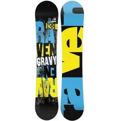 Snowboard Gravy Junior schwarz|blau|gelb 100 CM
