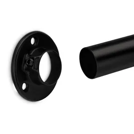 SOTech Schrankstangenlager Circle 25 Ø 25 mm Schwarz