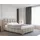 Homesy Polsterbett BLISS Luxus-Bett mit Lattenrost Wahl federkernmatraze, kokosmatratze, (Stabile Rahmenkonstruktion Metallrahmen), Ein Luxusbett in jeder Größe 140x200cm 160x200 cm 180x200cm braun 140 cm